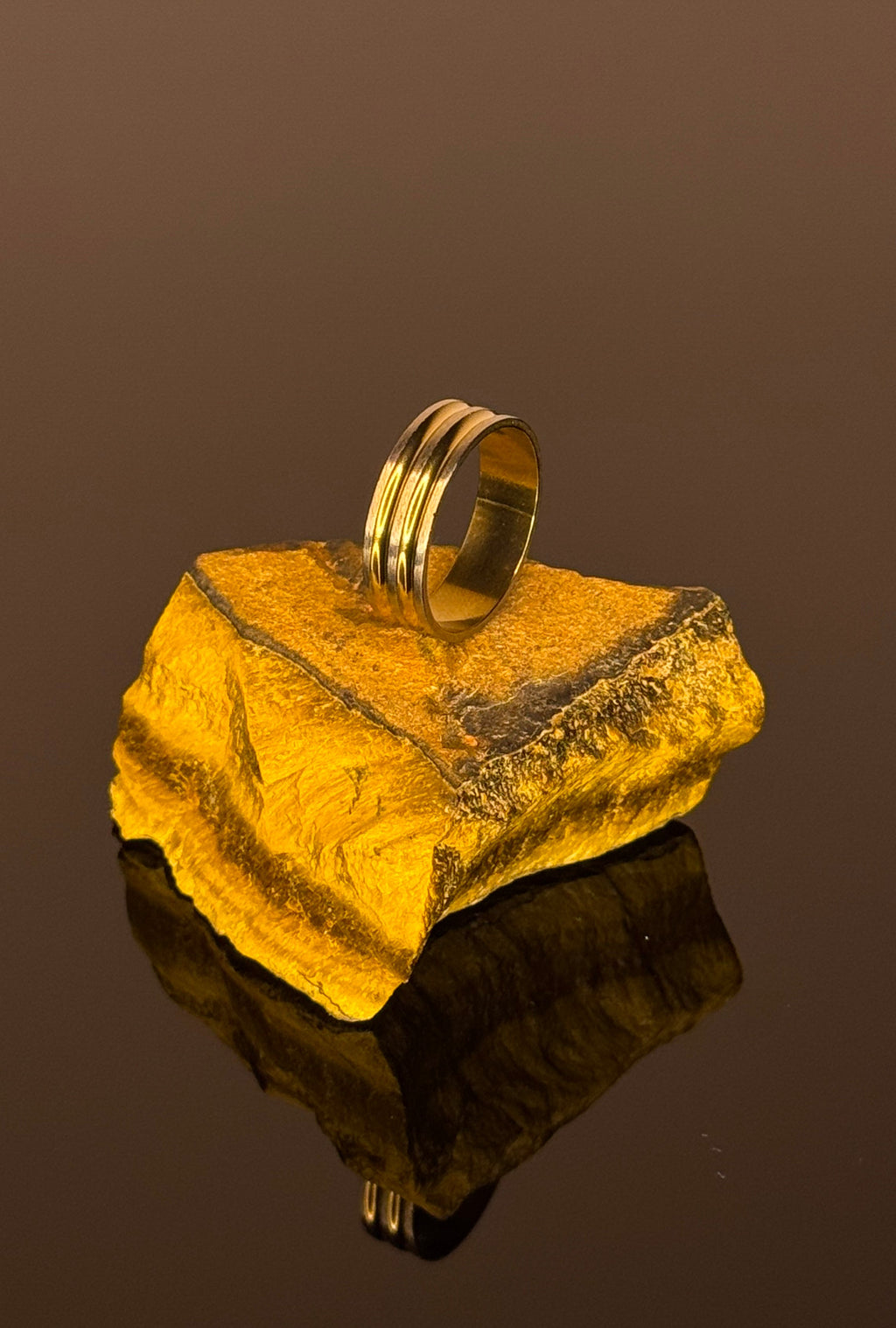 Bague Éclipse Doré