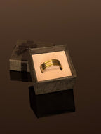 Bague Éclipse Doré